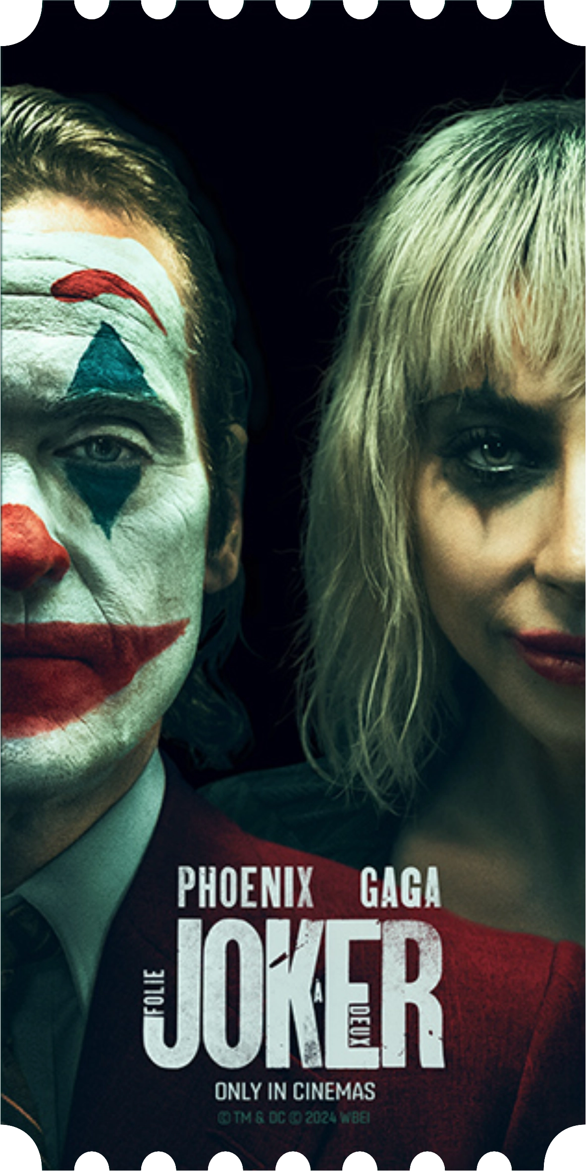 조커: 폴리 아 되 오리지널 티켓 1